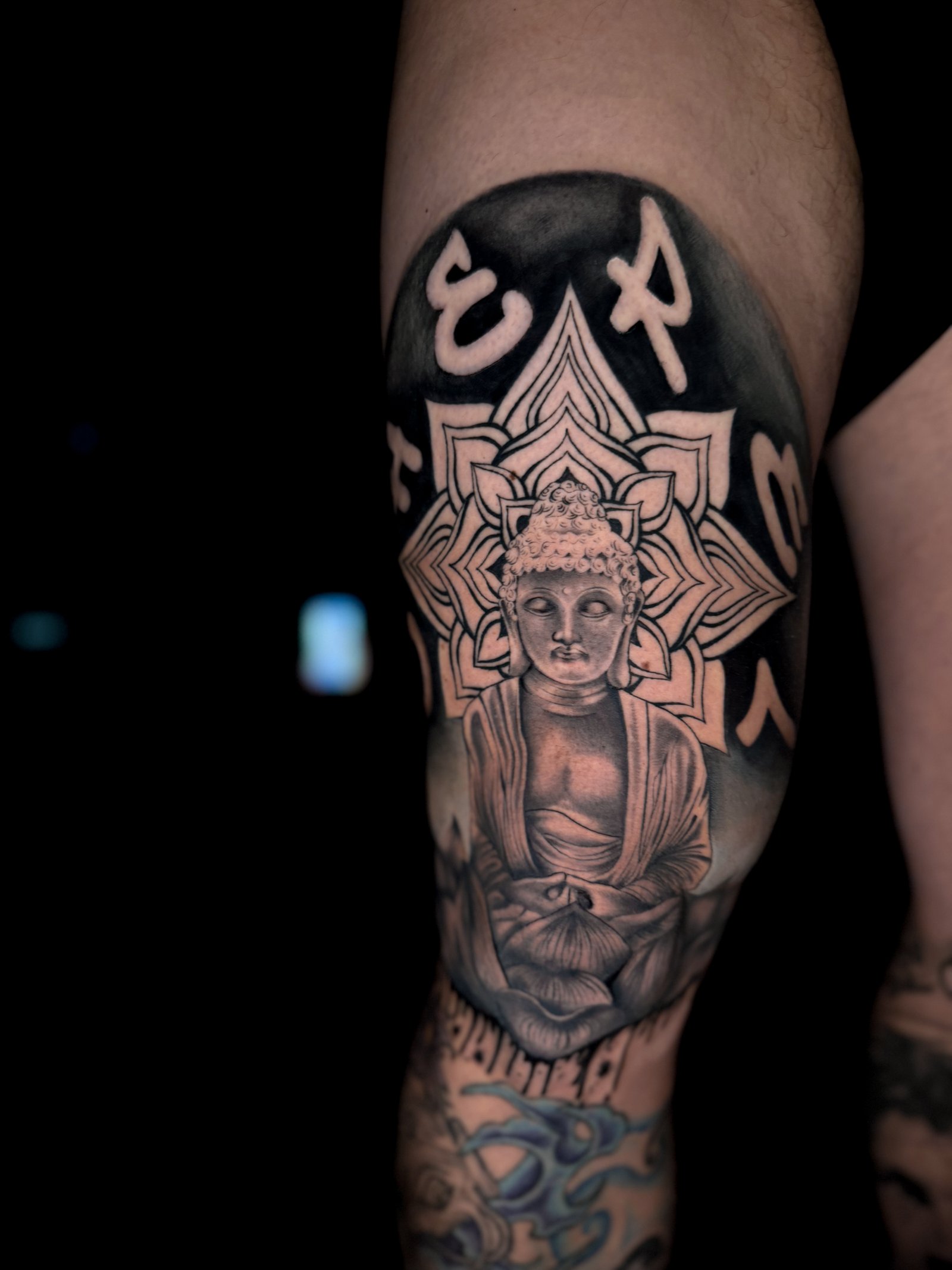 Buddha Full Quad Tattoo 16