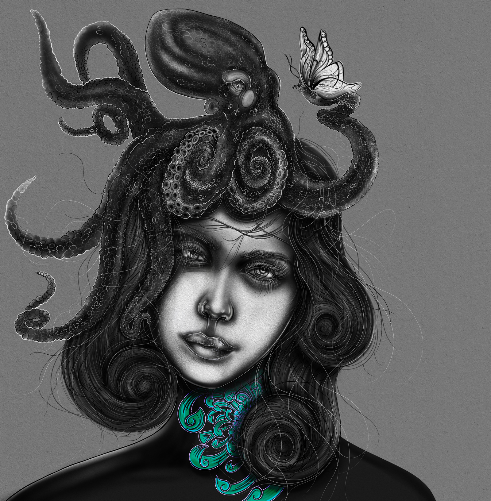 Portrait Octopus Hat 5